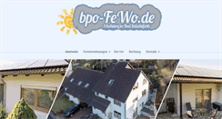 Desktop Screenshot of bpo-fewo.de